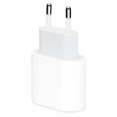 Мережевий зарядний пристрій Apple 20W USB-C Power Adapter (MHJE3) orig фото №2