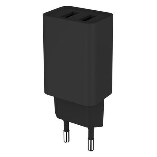Мережевий зарядний пристрій ColorWay Black (CW-CHS015-BK) фото №2