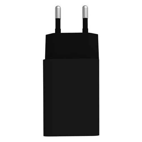 Зарядний пристрій ColorWay (1USBx3A) QC3.0 Black (CW-CHS013QCC-BK) кабель USB Type-C фото №2