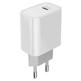 Мережевий зарядний пристрій Colorway Power Delivery PPS USB Type-C (30W) White (CW-CHS038PD-WT) фото №8
