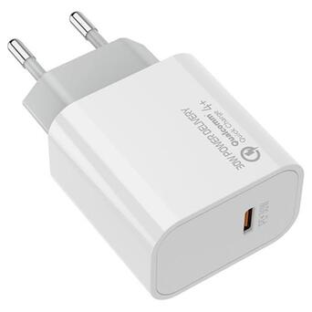 Мережевий зарядний пристрій Colorway Power Delivery PPS USB Type-C (30W) White (CW-CHS038PD-WT) фото №3
