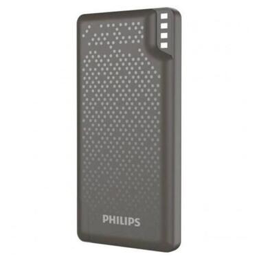 Портативна батарея Philips Powerbank Display 10000mAh 12W Grey (DLP2010NV/62) фото №2