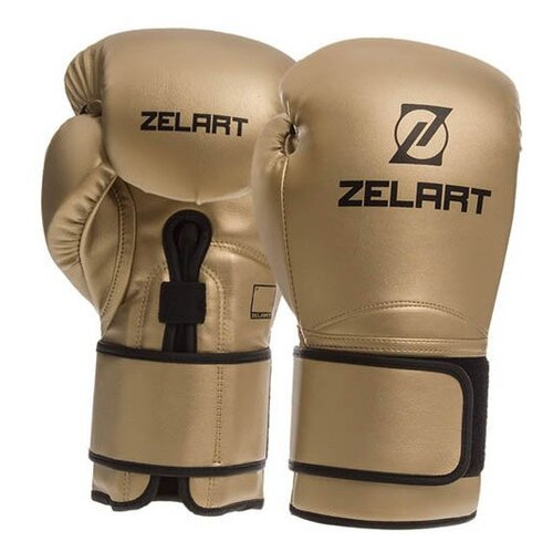 Боксерські рукавички Zelart BO-1391 14oz Золотий (37363057) фото №1