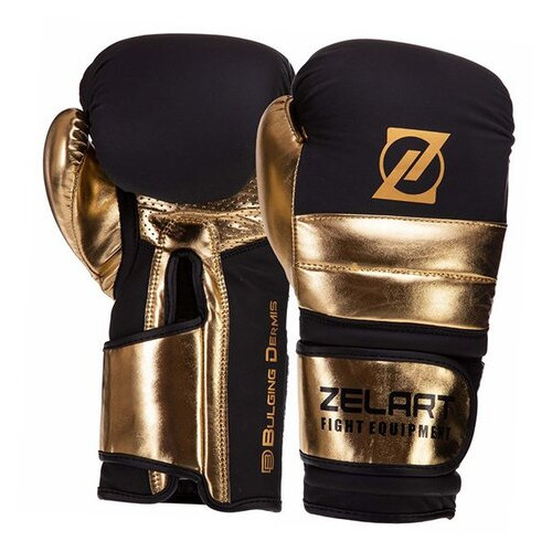 Боксерські рукавички Zelart VL-3083 12oz Золотий (37363124) фото №1
