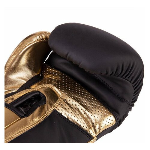 Боксерські рукавички Zelart VL-3083 12oz Золотий (37363124) фото №4
