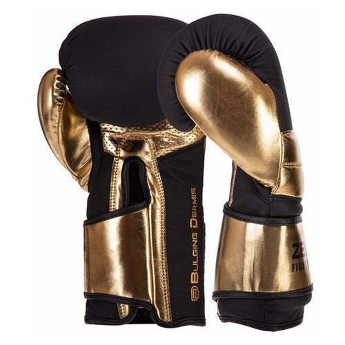 Боксерські рукавички Zelart VL-3083 12oz Золотий (37363124) фото №2