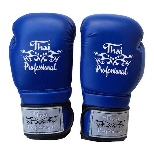 Боксерські рукавички Thai Professional BG3 NEW(10oz) Сині фото №2
