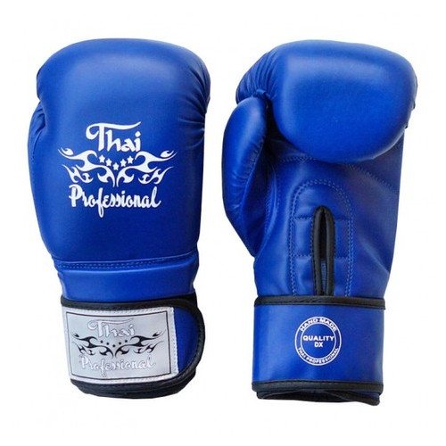 Боксерські рукавички Thai Professional BG3 NEW(10oz) Сині фото №3