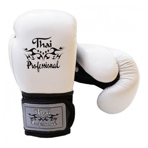 Боксерські рукавички Thai Professional BG5VL (10oz) Білі фото №2