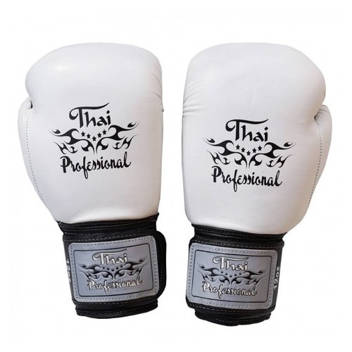 Боксерські рукавички Thai Professional BG5VL (10oz) Білі фото №3