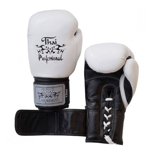 Боксерські рукавички Thai Professional BG5VL (10oz) Білі фото №4