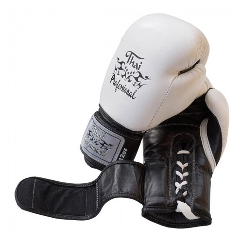 Боксерські рукавички Thai Professional BG5VL (10oz) Білі фото №1