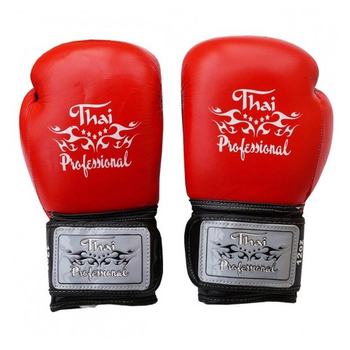 Боксерські рукавички Thai Professional BG5VL (10oz) Червоні фото №3