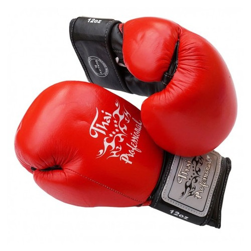 Боксерські рукавички Thai Professional BG5VL (10oz) Червоні фото №2