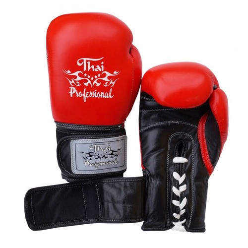 Боксерські рукавички Thai Professional BG5VL (10oz) Червоні фото №4