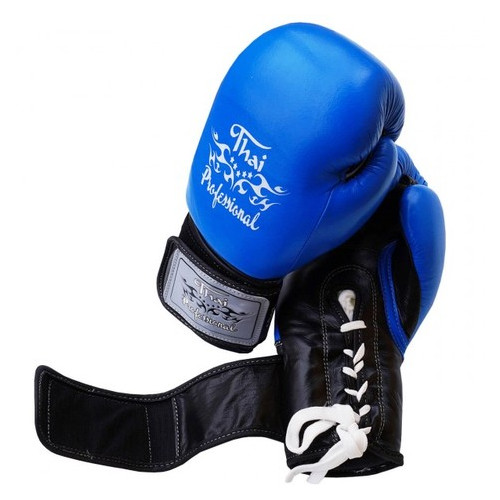 Боксерські рукавички Thai Professional BG5VL (10oz) Сині фото №1