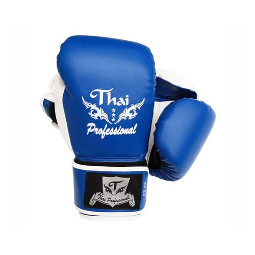 Боксерські рукавички Thai Professional BG8 (10oz) Сині фото №1