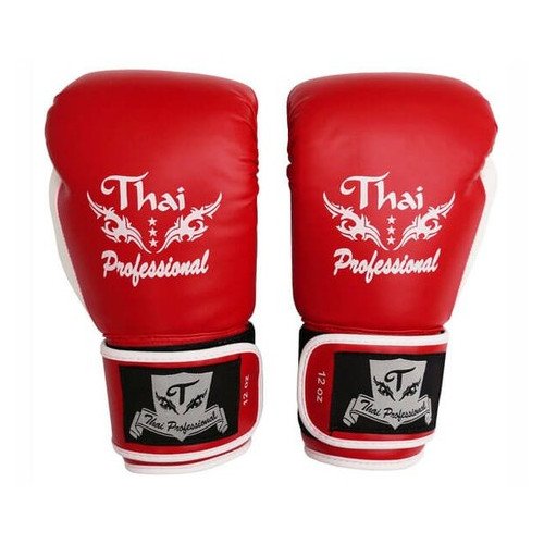 Боксерські рукавички Thai Professional BG8 (12oz) Червоні фото №2