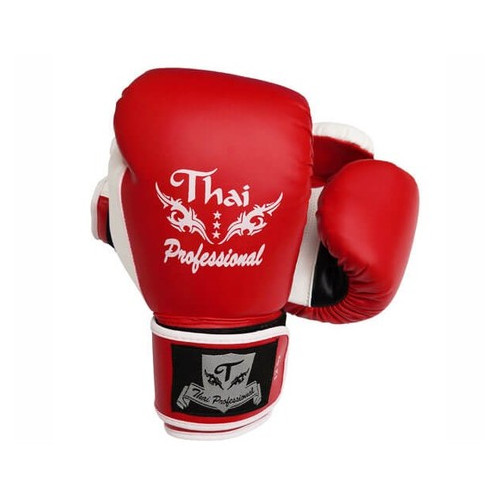 Боксерські рукавички Thai Professional BG8 (12oz) Червоні фото №1