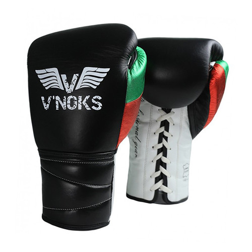 Боксерські рукавички V`Noks Mex Pro 12oz Чорний (37349010) фото №1
