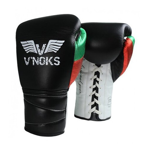 Боксерські рукавички V`Noks Mex Pro 12oz Чорний (37349010) фото №2