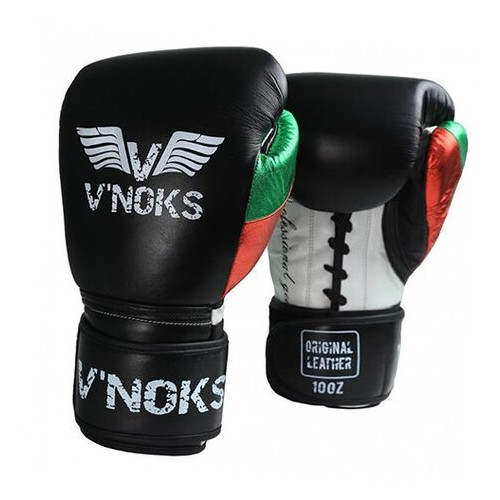 Боксерські рукавички V`Noks Mex Pro Training 10oz Чорний (37349011) фото №2