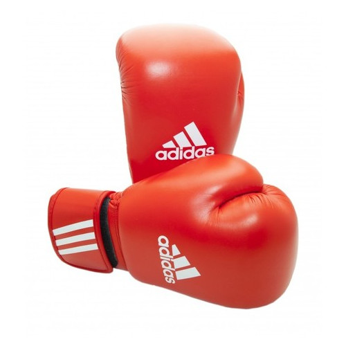 Боксерські рукавички Adidas AIBA 10 унций Червоний фото №1