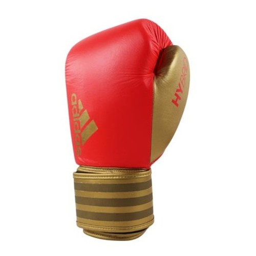 Боксерські рукавички Adidas Hybrid 200 Dinamic Fit 12 унций Красно-Золотой фото №1