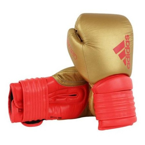 Боксерські рукавички Adidas Hybrid 300 10 унций Золотой/Червоний фото №1