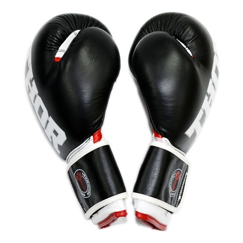 Боксерські рукавички Thor Shark 8019/03 (Leather) Black 10 oz фото №3