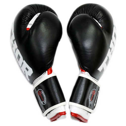 Боксерські рукавички Thor Shark 8019/03 (Leather) Black 16 oz фото №4