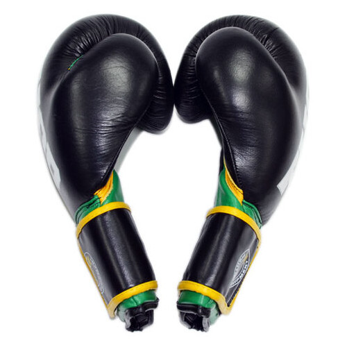 Боксерські рукавички Thor Shark 8019/01 (Leather) Green 14 oz фото №4
