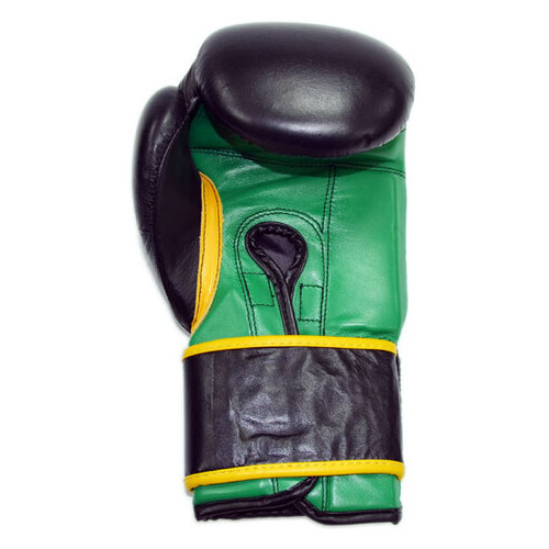 Боксерські рукавички Thor Shark 8019/01 (Leather) Green 14 oz фото №3