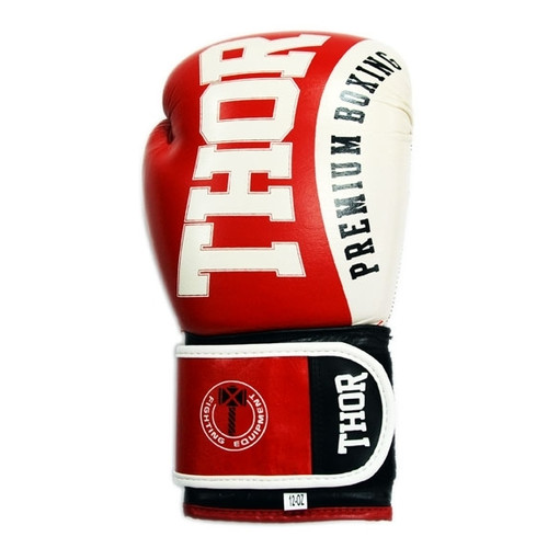 Боксерські рукавички Thor Shark 8019/02 (Leather) Red 10 oz фото №4