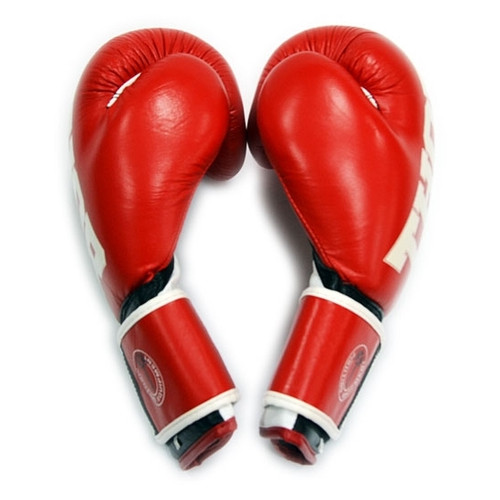 Боксерські рукавички Thor Shark 8019/02 (Leather) Red 10 oz фото №3
