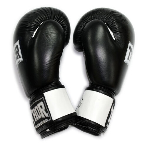 Рукавички боксерські Thor Sparring 558 (PU) Black/White 16 oz. фото №5