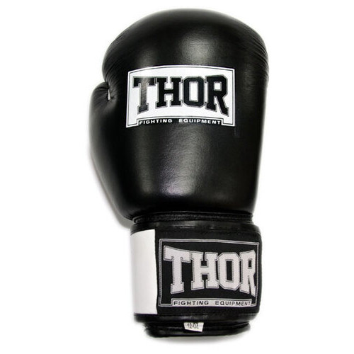 Боксерські рукавички Thor Sparring 558 (Leather) Black/White 10 oz фото №2