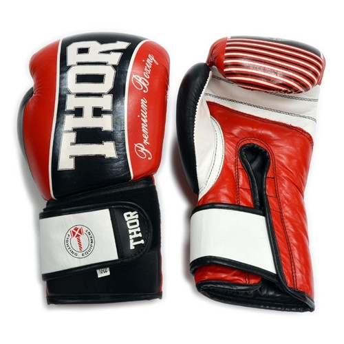Боксерські рукавички Thor Thunder 529/13 (Leather) Red 10 oz фото №3