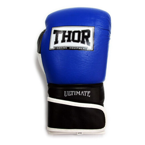 Боксерські рукавички Thor Ultimate 551/03 (Leather) B/B/W 10 oz фото №2