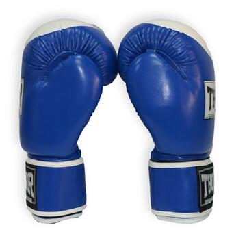 Боксерські рукавички Thor Competition 500/02 (Leather) Blue/White 12 oz фото №4