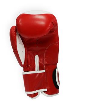 Боксерські рукавички Thor Competition 500/01 (Leather) Red/White 12 oz фото №3