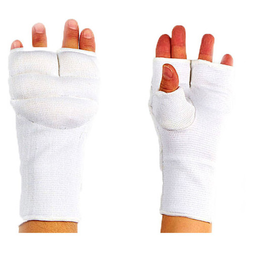 Накладки рукавички для карате BO-1085 L Білий (37429094) фото №1