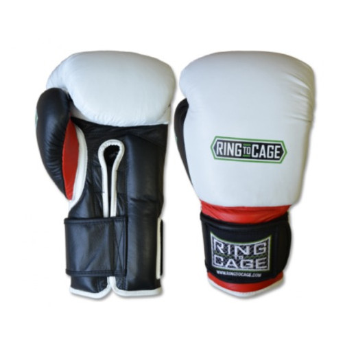 Боксерські рукавички Ring To Cage Deluxe MiM-Foam Sparring Gloves - Safety Strap 14 унций Красные фото №1