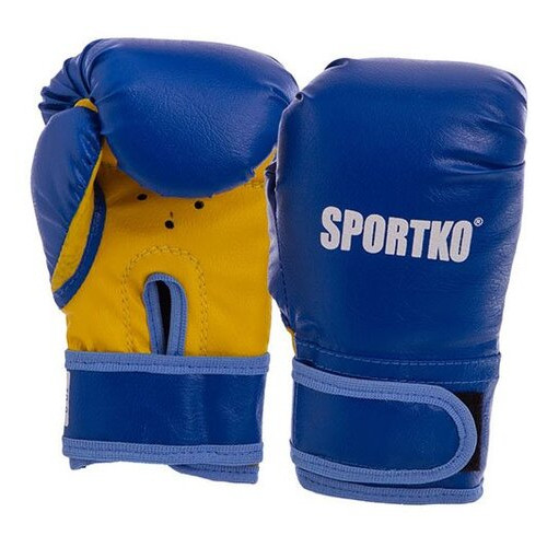 Боксерські рукавички Sportko дитячі PD-2 4oz Синій (37451034) фото №1
