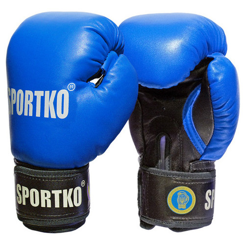 Боксерські рукавички SportKO PK1 - синій/M (SPK1-M-1) фото №1