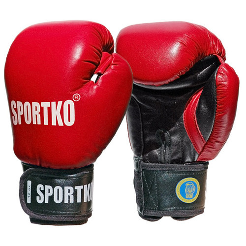 Боксерські рукавички SportKO PK1 - червоний /M (SPK1-M-2) фото №1
