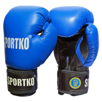 Боксерські рукавички SportKO PK1 - синій/L (SPK1-L-1) фото №1