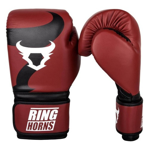 Боксерські рукавички Ringhorns Charger Красные с черным (16 oz) фото №2