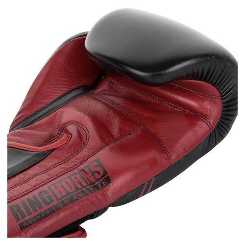 Боксерські рукавички Ringhorns Destroyer Чорні з червоним (10 oz) фото №3