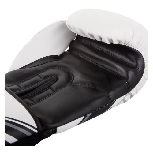 Боксерські рукавички Ringhorns Nitro Білі з чорним (10 oz) фото №3